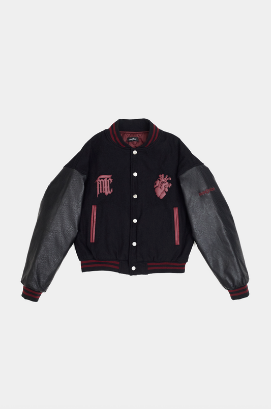M2C Python Bone Varsity Jacket
