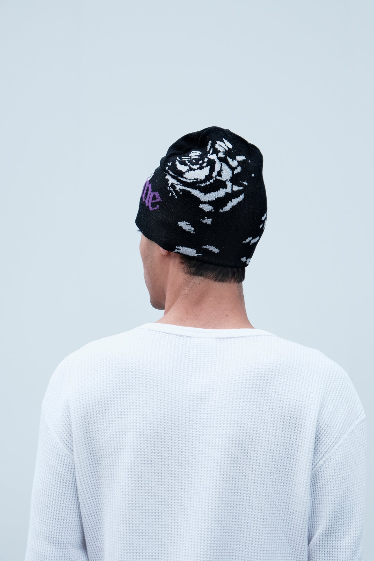 M2C Dark Logo Skull Cap Beanie