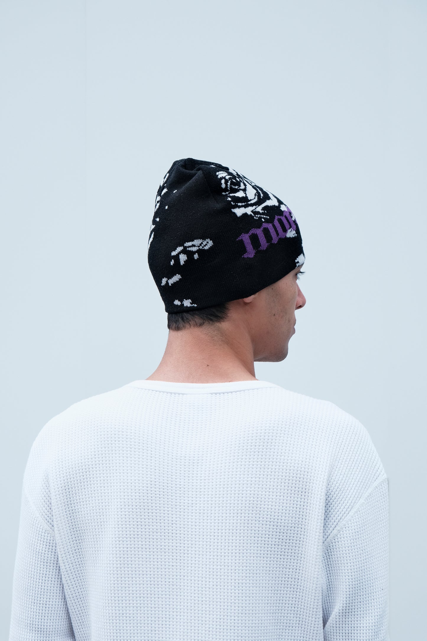 M2C Dark Logo Skull Cap Beanie
