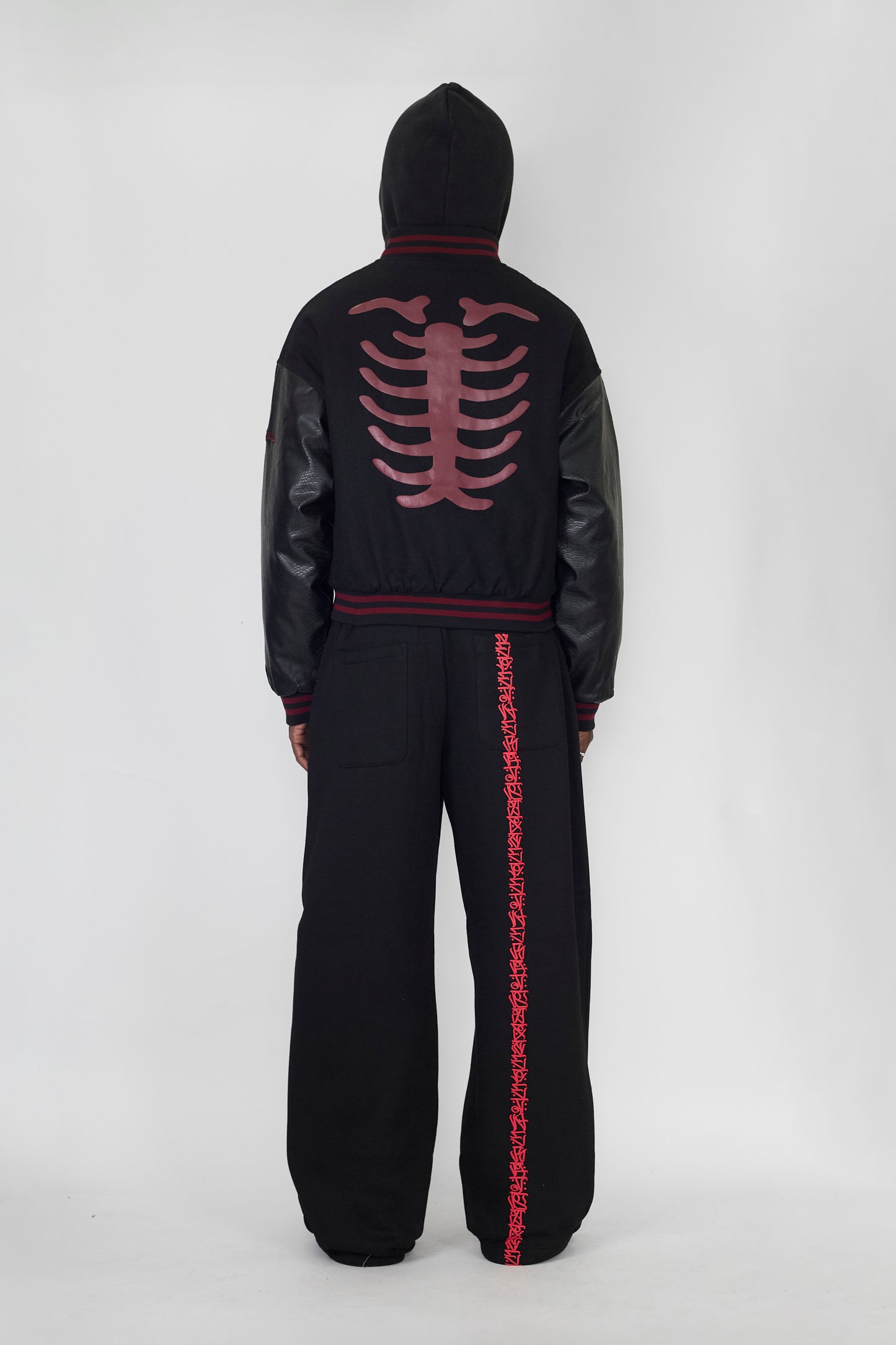 M2C Python Bone Varsity Jacket